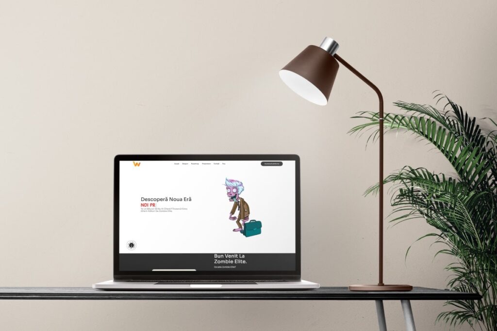 Landing page pentru NFT. landing page for nft