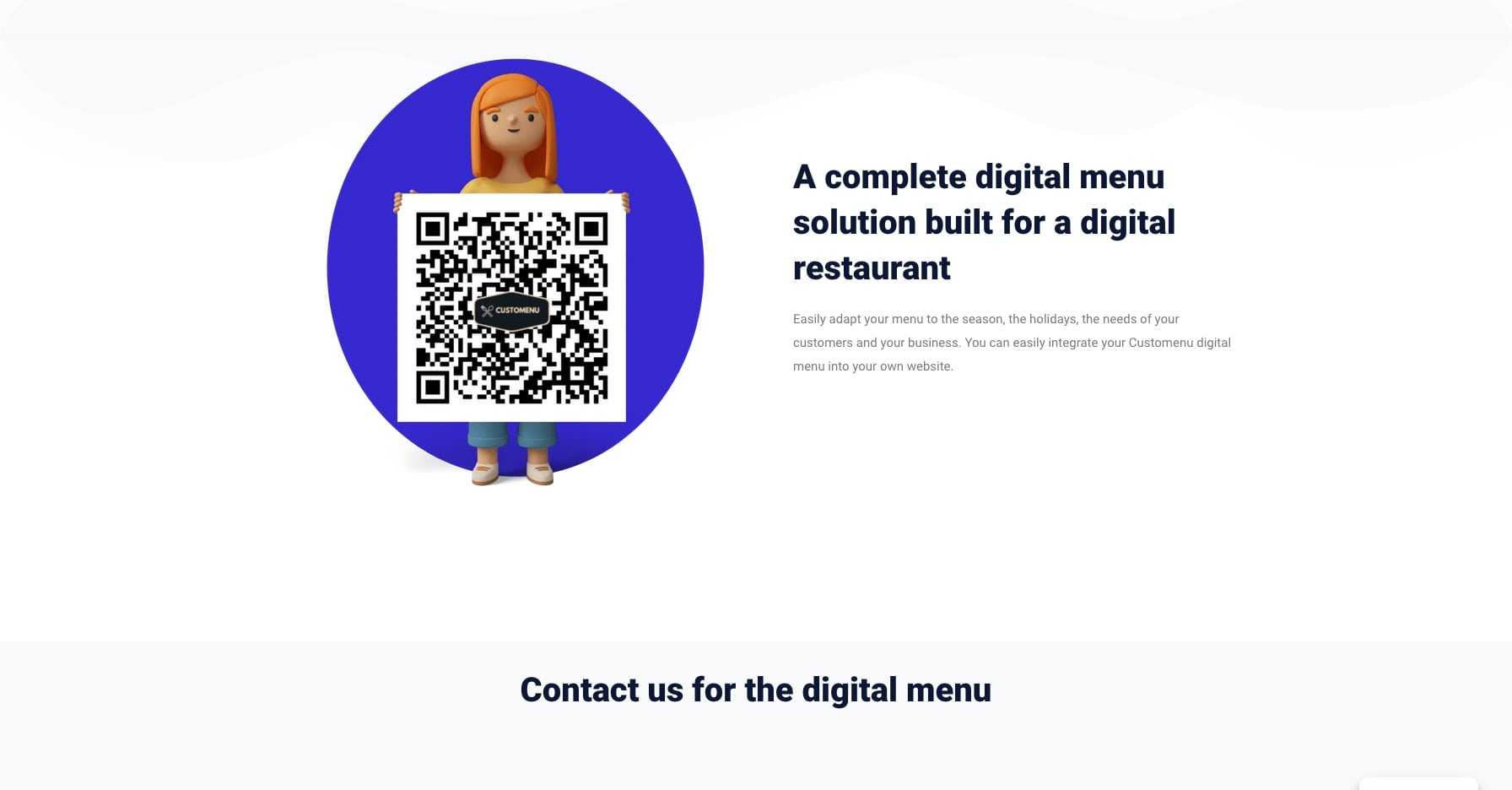 In order to provide a complete experience, we have given everyone the opportunity to scan a demo qr code to understand the whole process of displaying the digital menu for restaurants.