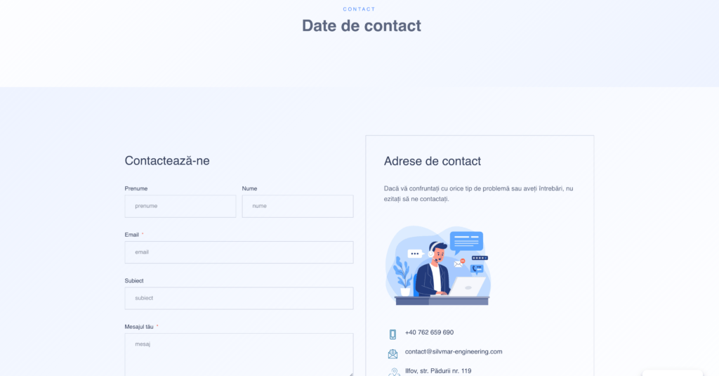 date de contact