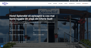 hotel splendid creare website pentru hotel de catre cmevo